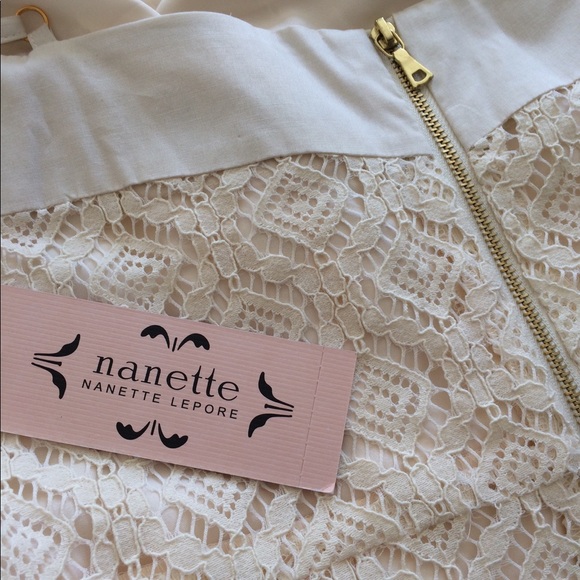 Gorgeous Nanette Lepore Ivory Lace Palomino Dress - Picture 2 of 5